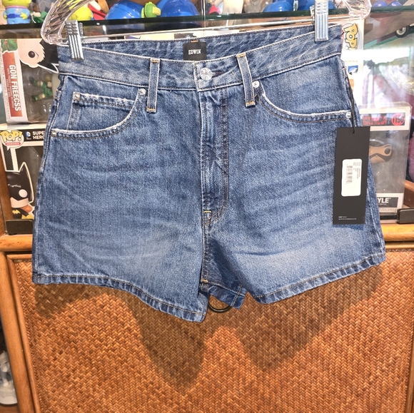 EDWIN AMBER JEAN SHORTS - Picture 3 of 7